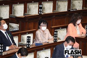 猪口邦子議員の自宅火災報道でミヤネ屋が「ペットボトルを持つ女性」の