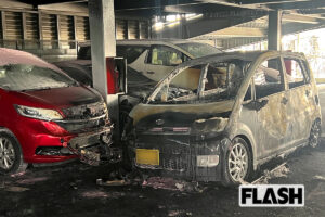 猪口邦子議員の自宅火災報道でミヤネ屋が「ペットボトルを持つ女性」の