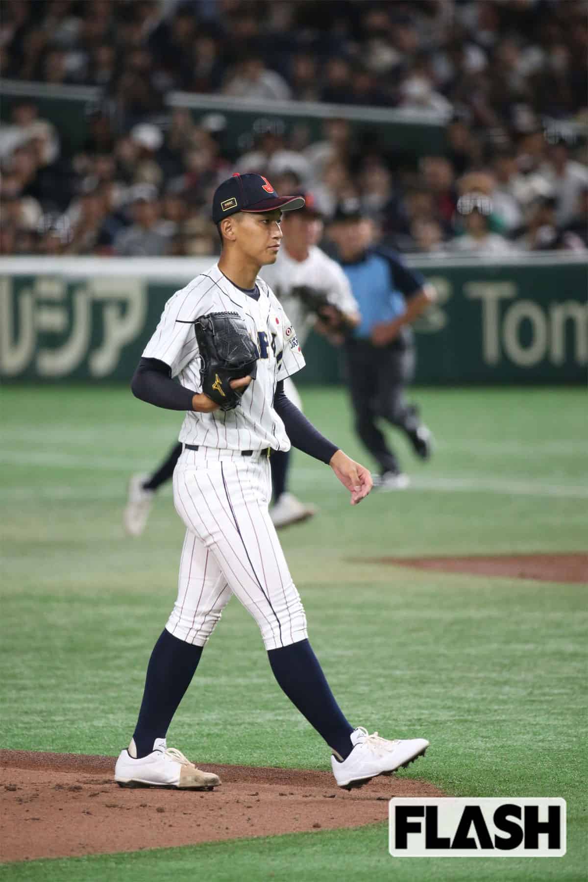 大学日本代表との壮行試合で登板した前田悠伍投手