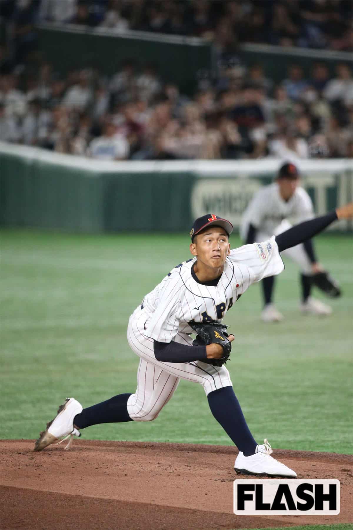 大学日本代表との壮行試合で登板した前田悠伍投手