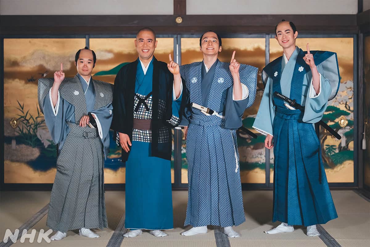 大河ドラマ『べらぼう〜蔦重栄華乃夢噺〜』に表坊主役で出演したコロコロチキチキペッパーズのナダル（番組公式Xより）