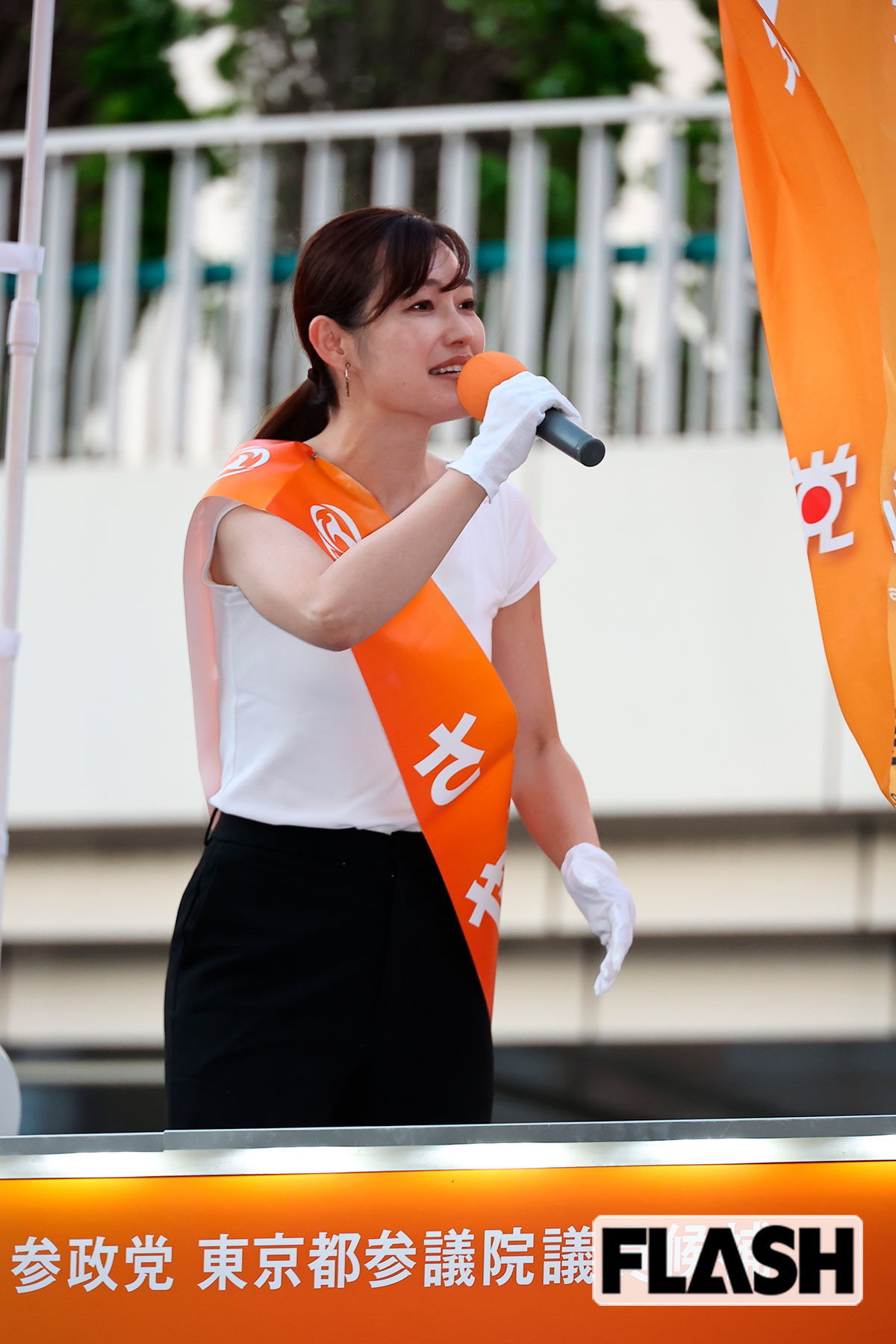「高齢女性は子どもが産めない」参政党代表の発言を女性候補はどう思う？　街頭演説中のさや氏を直撃