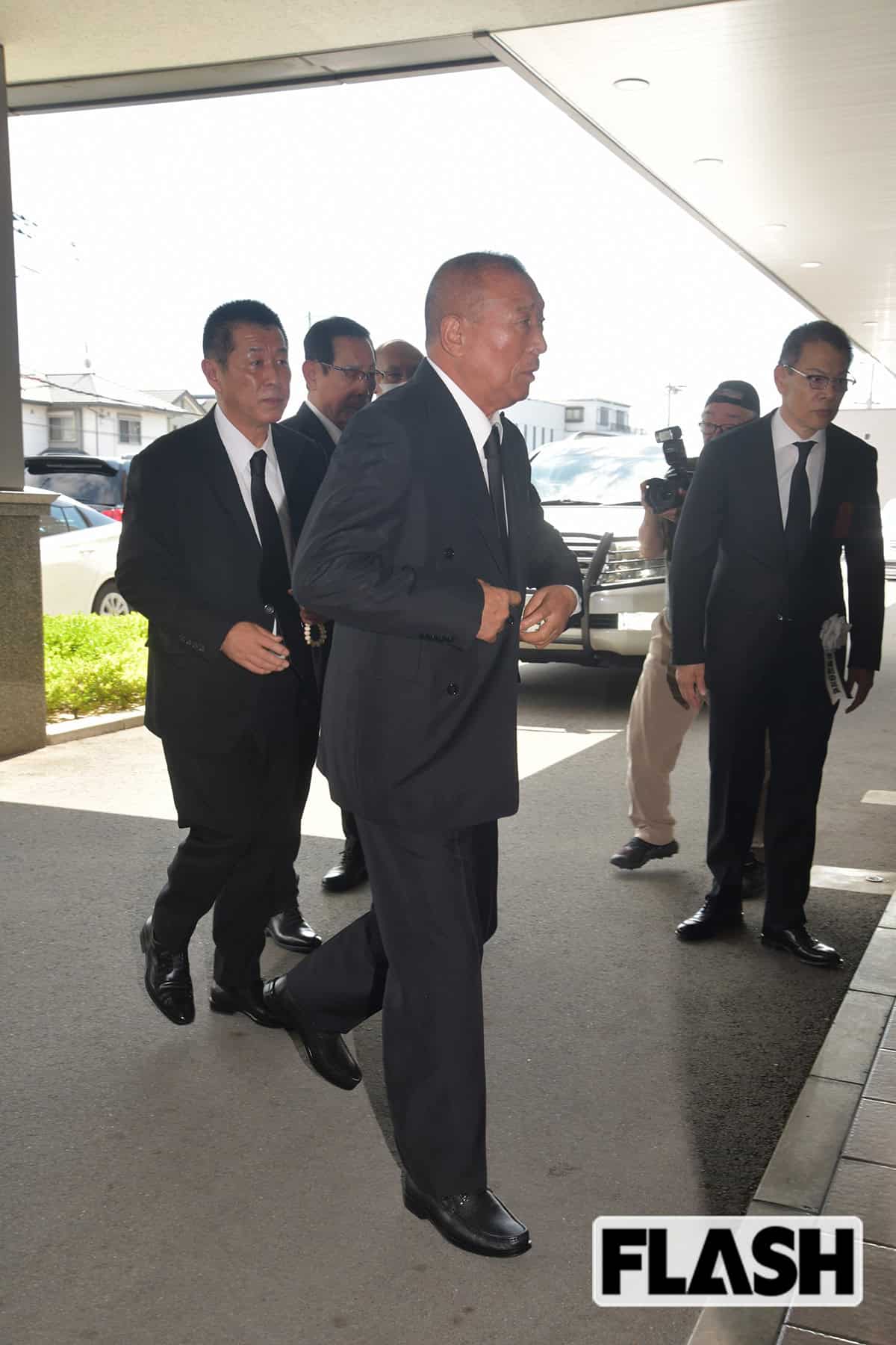 六代目山口組司忍組長は、津田力若頭補佐の死去に落胆の様子だった（写真・馬詰雅浩）