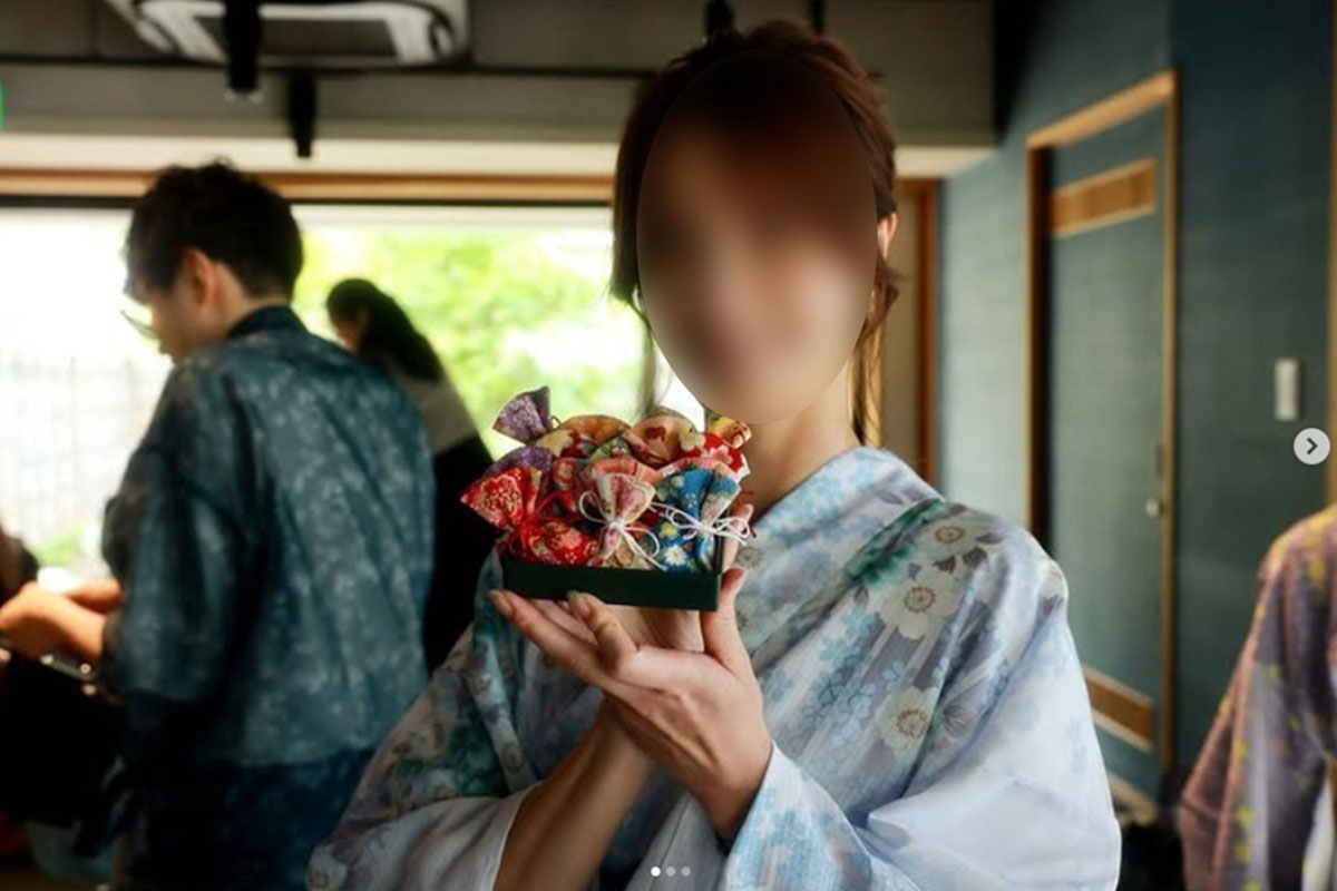 現在はアロマ講師として活動するダレノガレ明美似の箕輪の妻(写真・本人Instagramより)