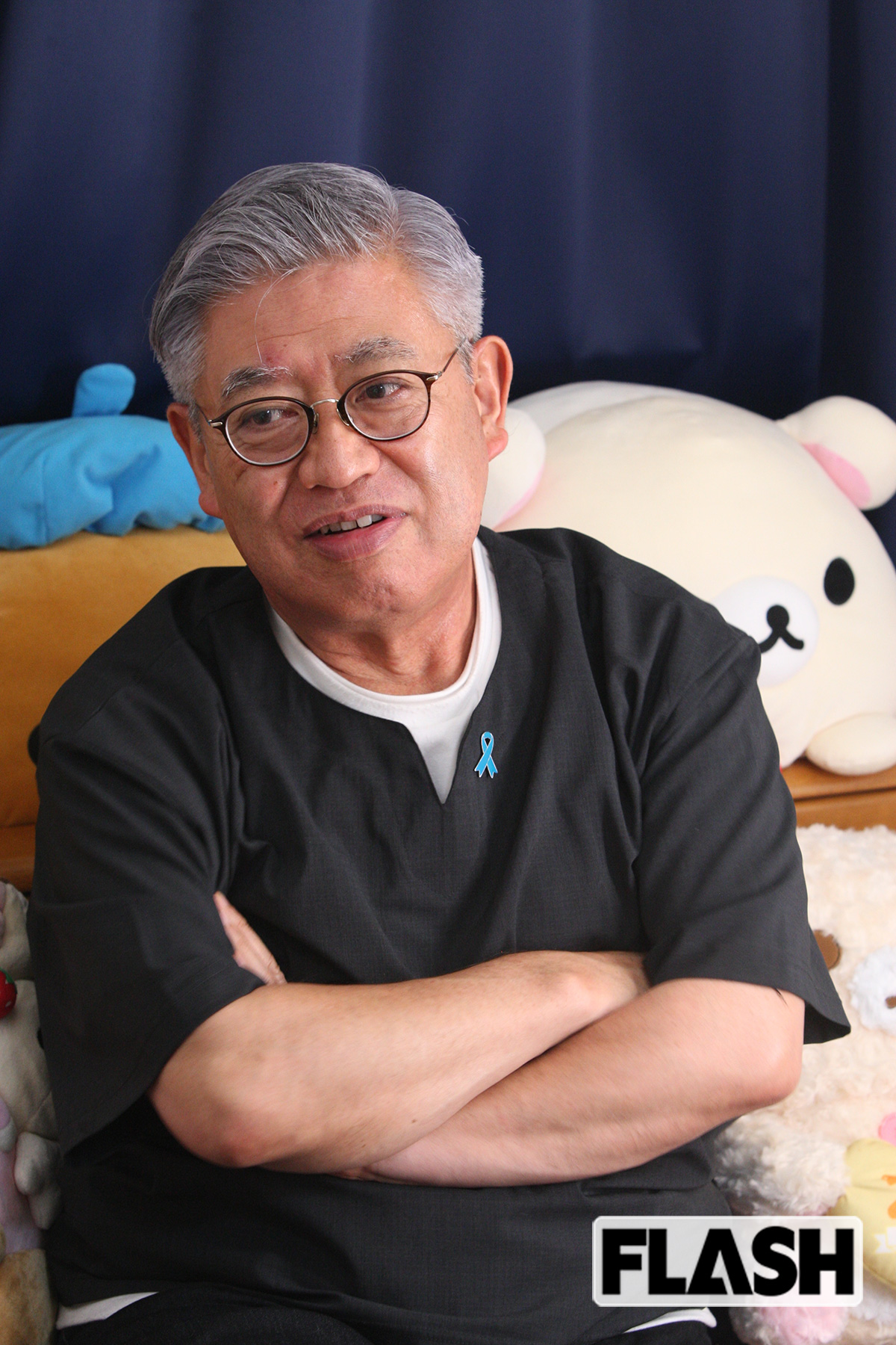 篠原常一郎氏(写真・保坂駱駝)