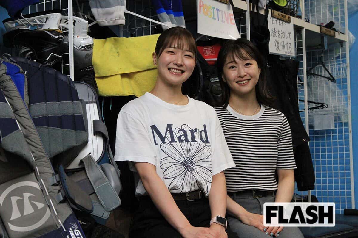 今は東京で生活をする2人は、ふだんから大の仲よし（写真・金谷千治）