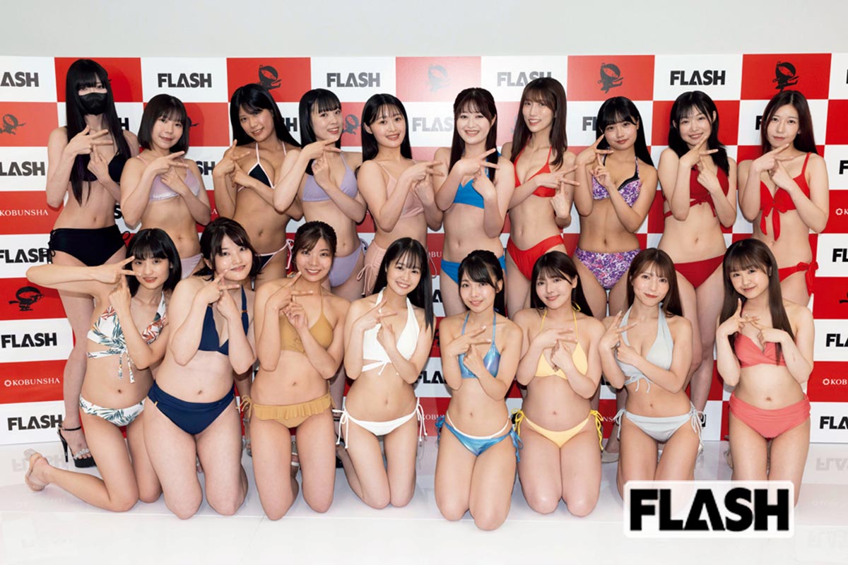 前後半に分けて開催されたセミファイナリストお披露目記者会見を華やかに彩った候補者たち