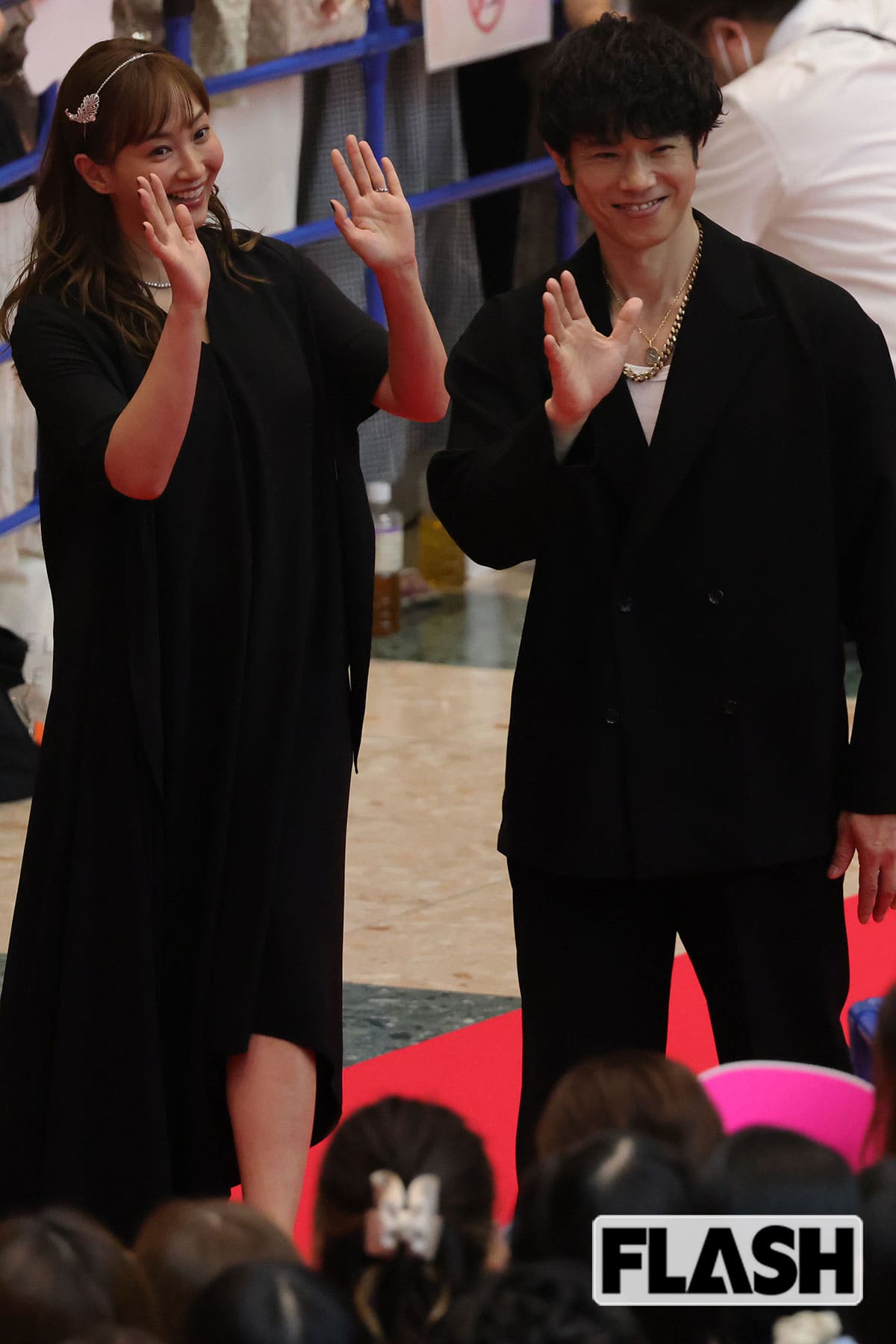夫婦で登壇した藤本美貴と庄司智春