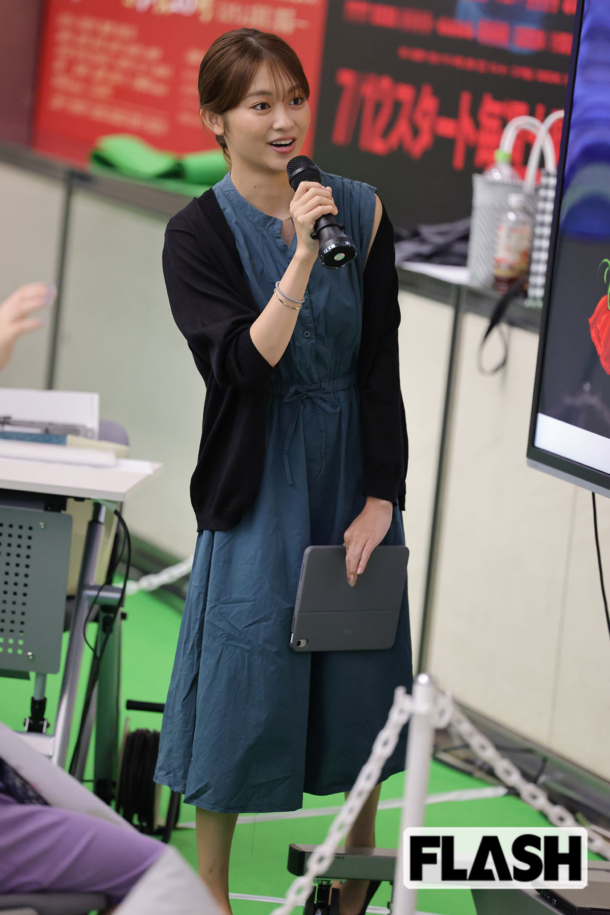 学生時代からテレビ出演をするなど活躍する五十嵐にいかアナ
