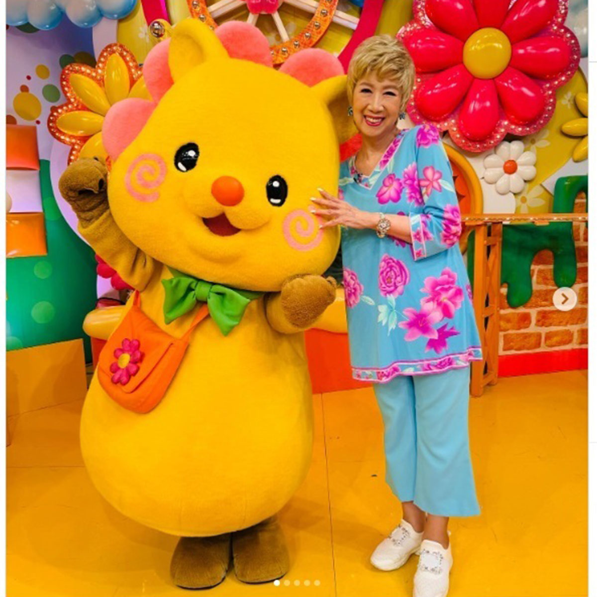髙橋海人と同じ髪型の瀬川瑛子(写真・番組公式Instagramより)