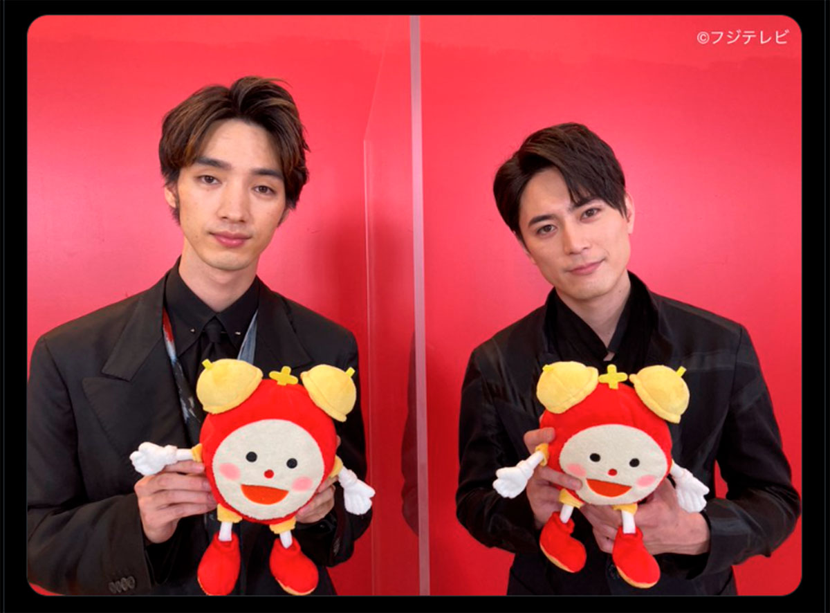 『めざましテレビ』公式Xより。清水尋也が慕う間宮祥太朗とは、2021年当時に公開された映画『東京リベンジャーズ』の宣伝のために、2人でテレビ出演することもあった