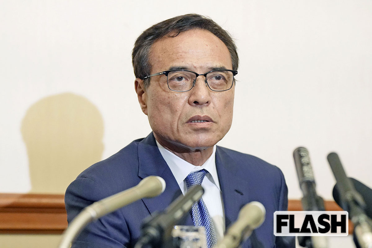 9月3日、会見を開き「法律犯していない」と自身の潔白を主張する新浪氏