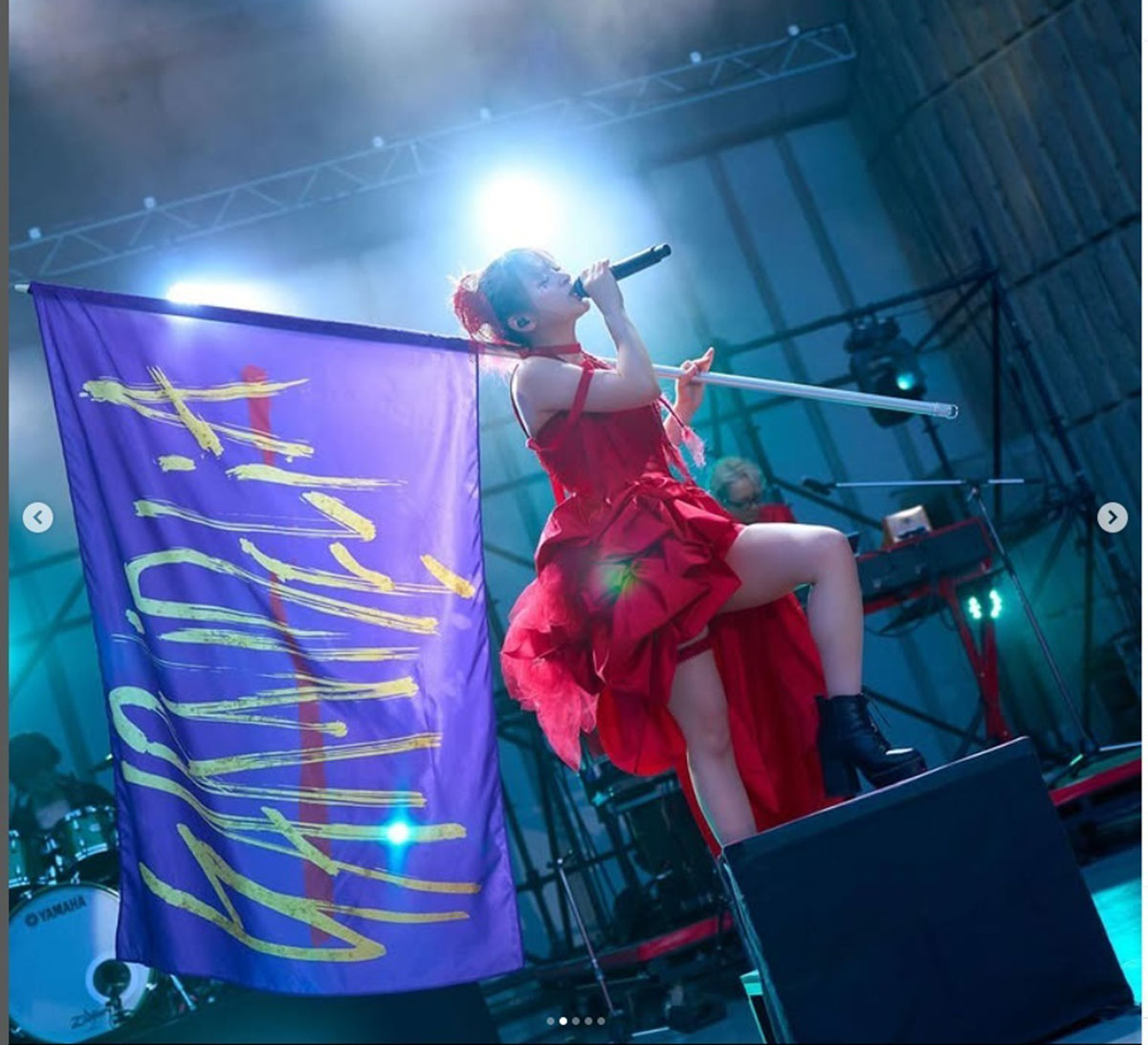 ボーカル担当のMARiA。ギャラの未払いを暴露した(写真・本人Instagramより)