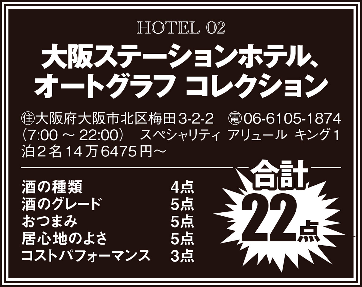 大阪ステーションホテル、オートグラフ コレクション