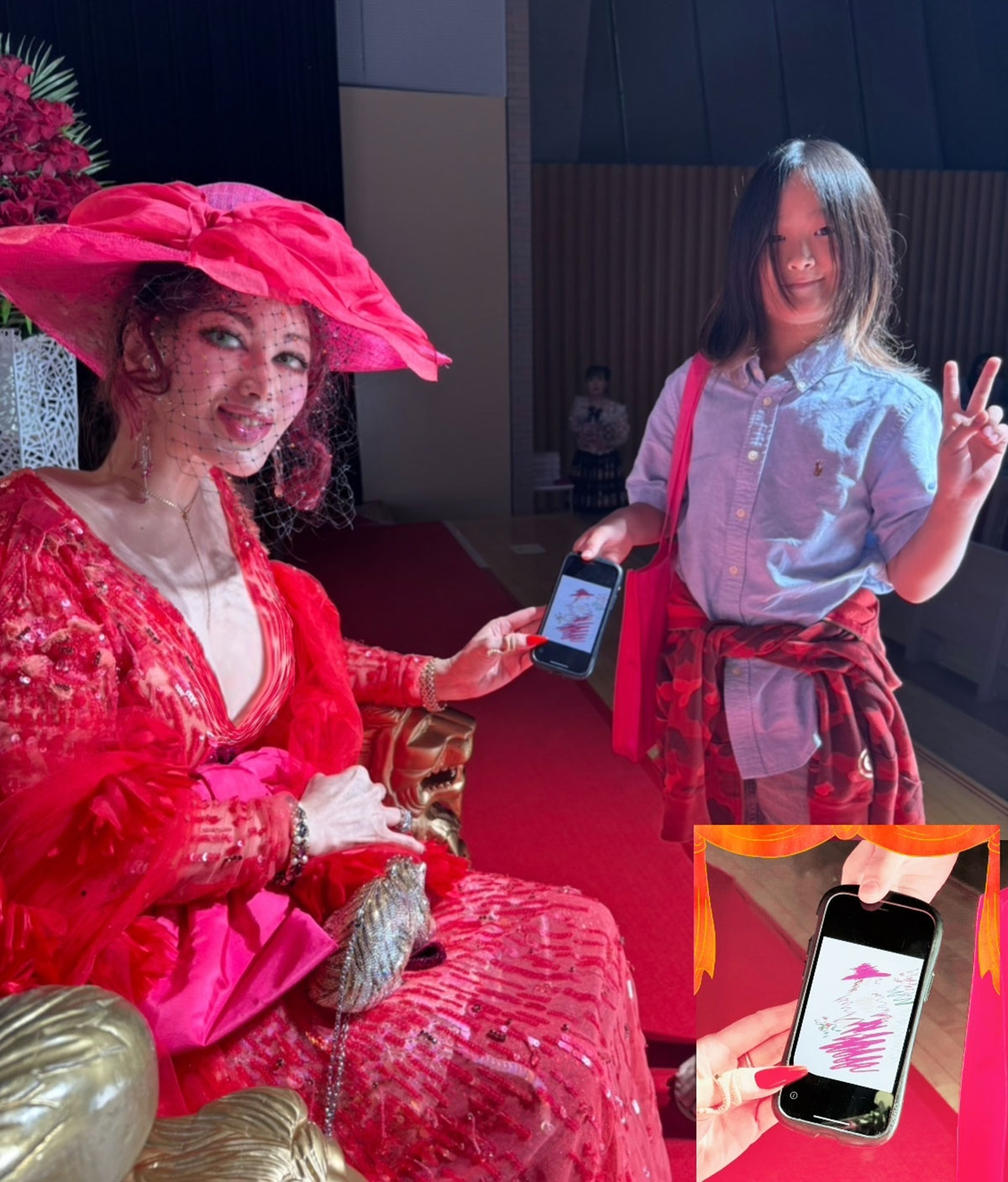 ファンに“神対応”する叶恭子