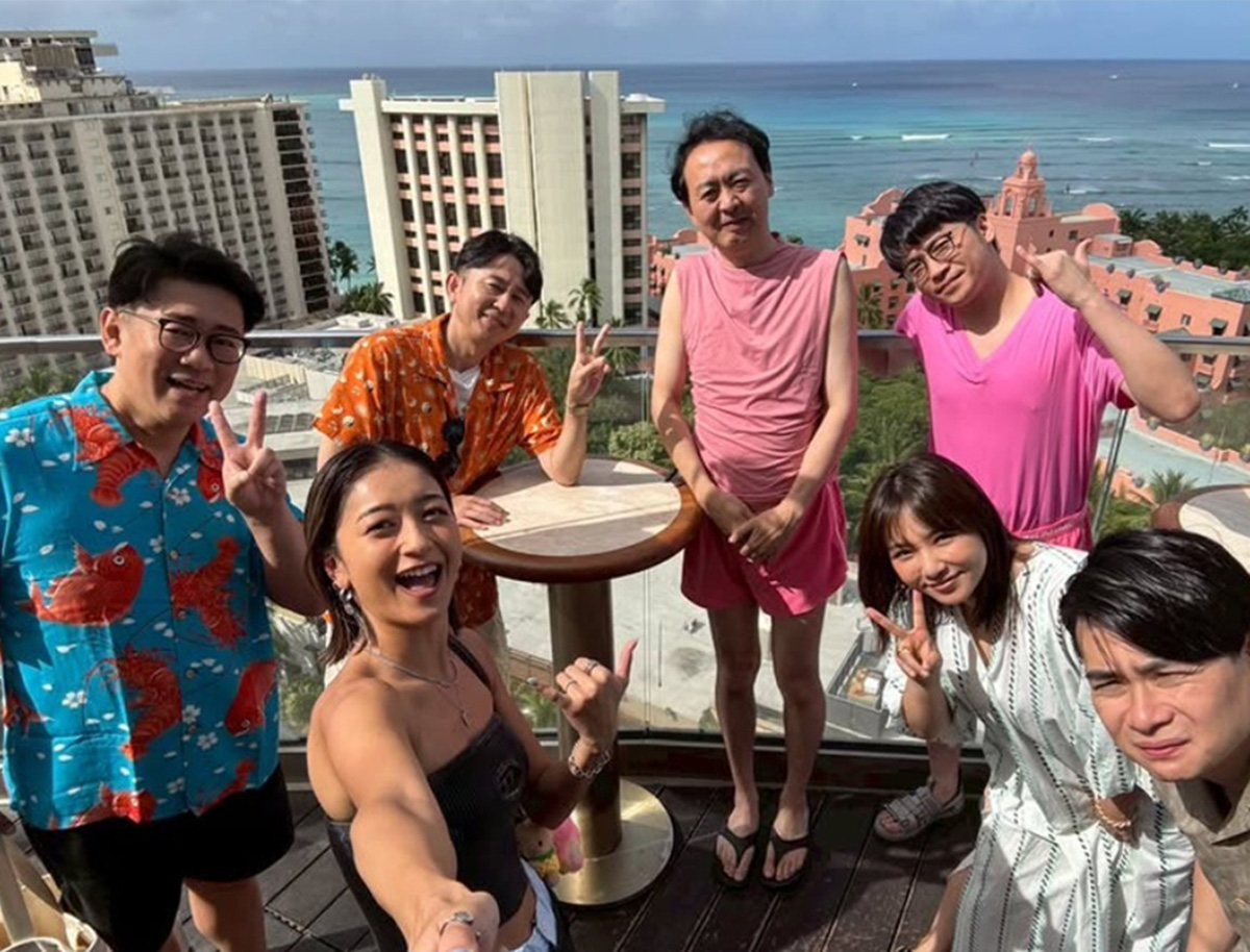 高級ホテルをはじめ、ハワイ各地で豪遊したメンバーたち(写真・番組公式Instagramより)