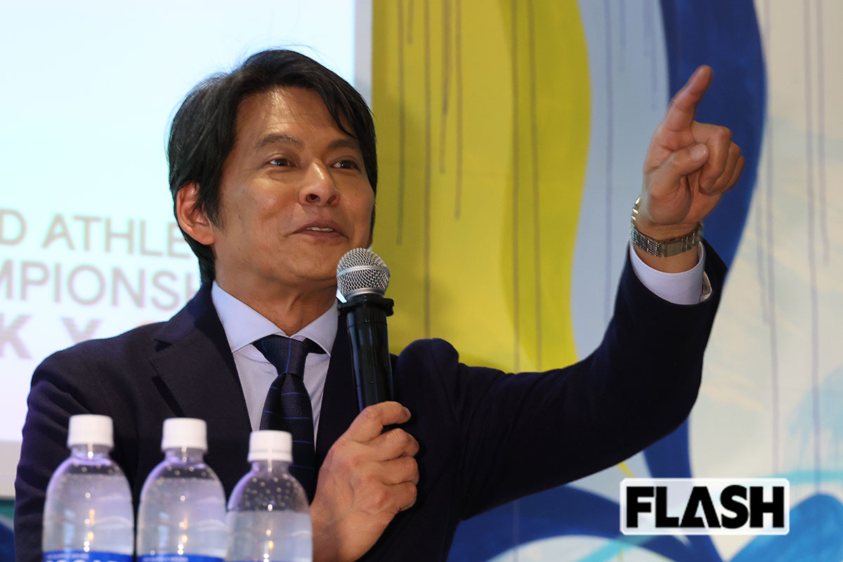 東京2025世界陸上スペシャルアンバサダーを務める織田裕二(写真・伊藤修)