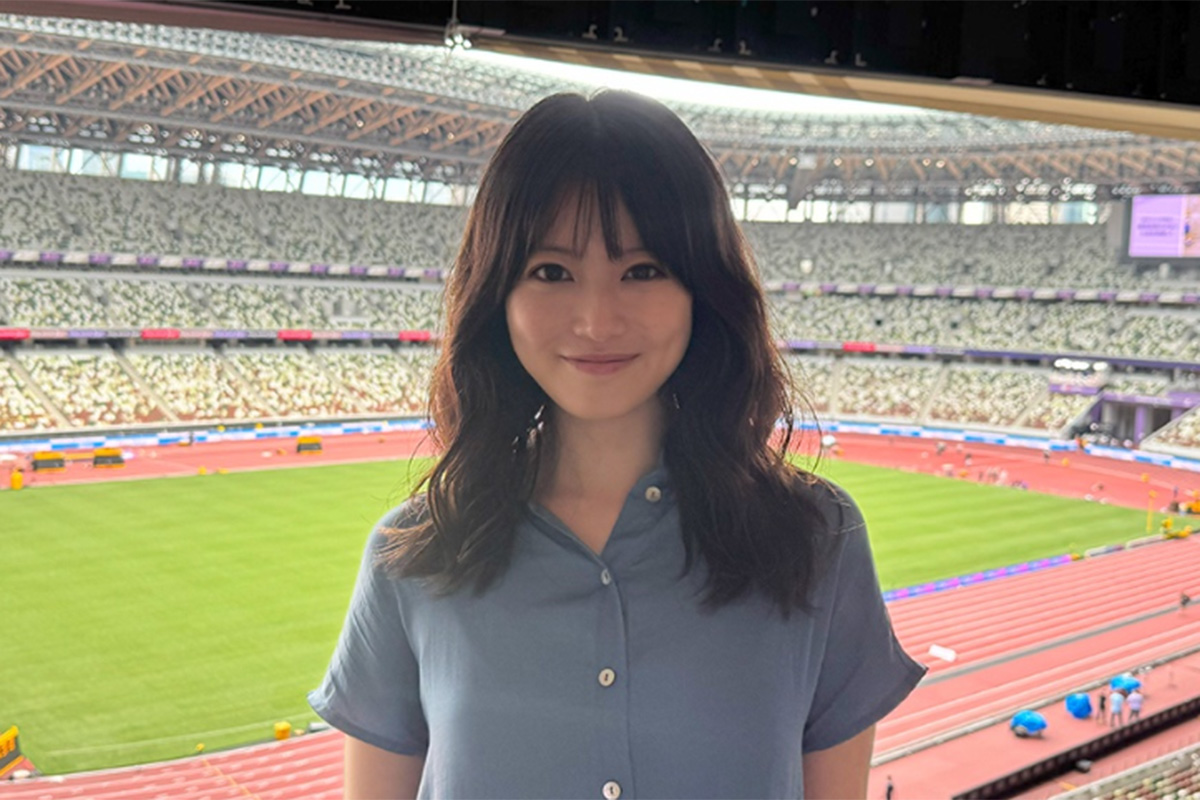 “TBS世界陸上アンバサダー”に就任したことを伝える今田美桜（9月12日投稿の今田美桜の事務所の公式Xより）