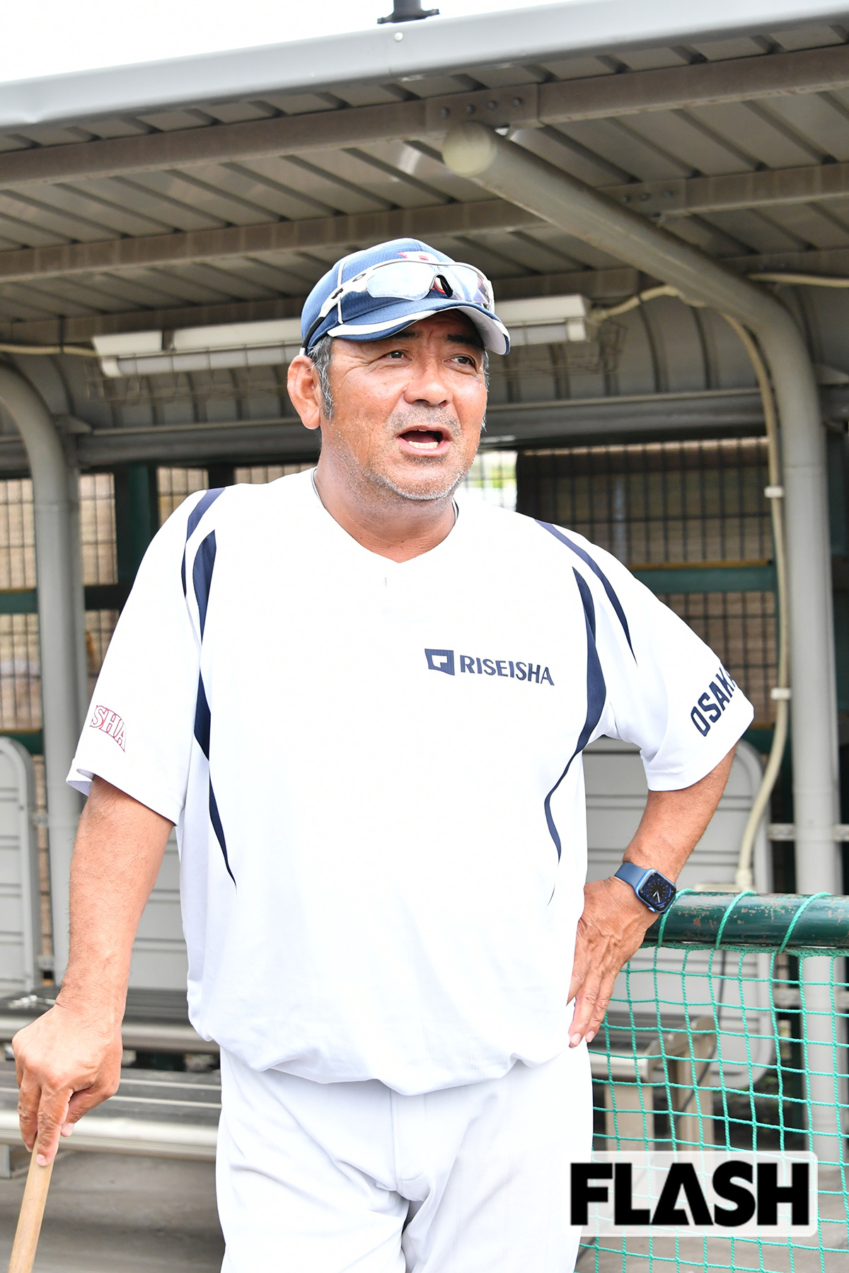 亀山氏は監督として中学生チーム「北大阪ボーイズ」を率いている