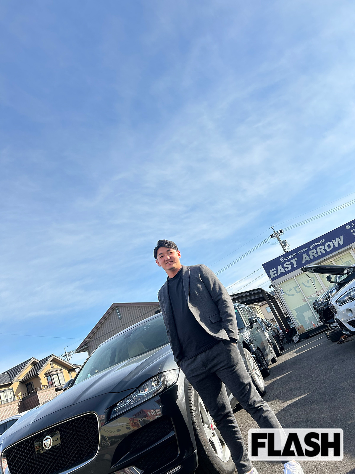 現在は愛知県の中古車販売店「イーストアロウ」に務める立野さん