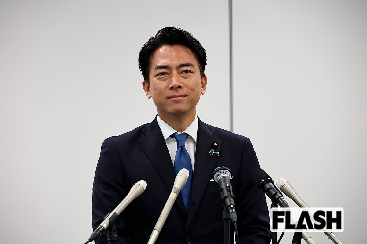 2025年9月20日、自民党総裁選に出馬を表明した小泉進次郎氏（写真・長谷川 新）