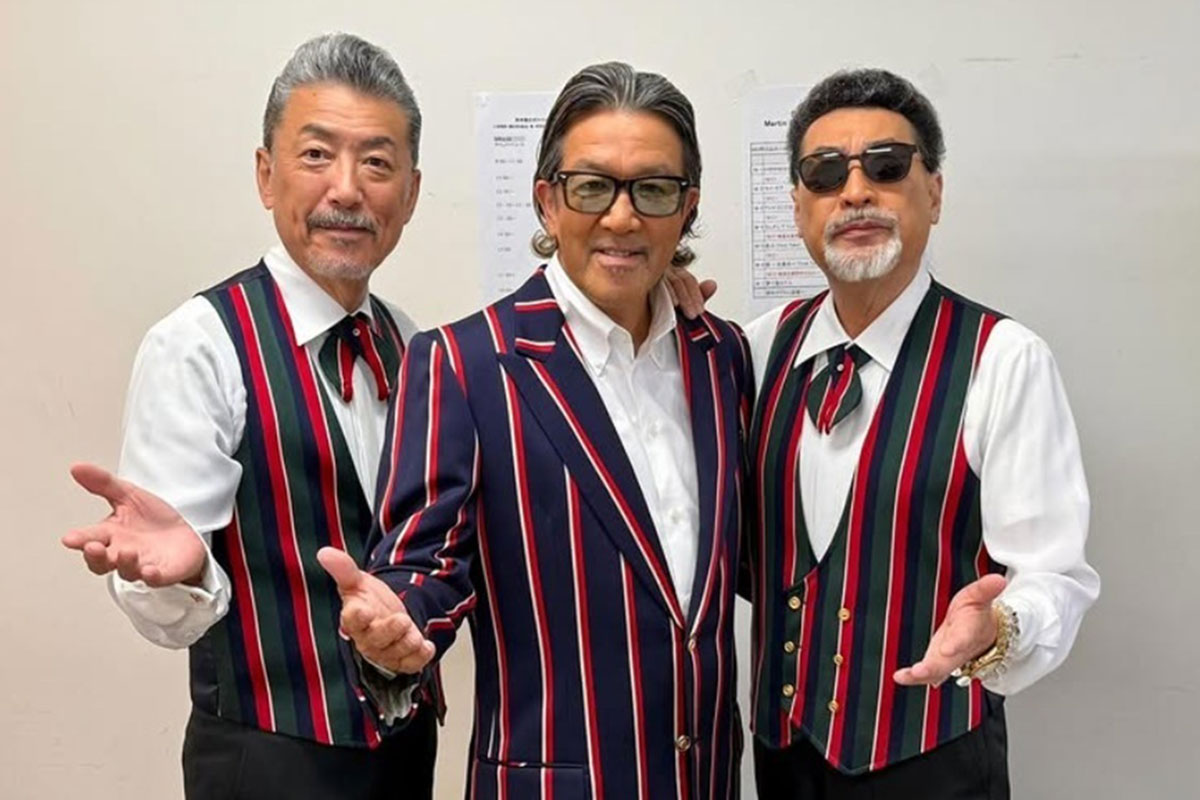 鈴木雅之のファンミーティングに登場した桑野信義。すっきりした姿になっている（写真・本人Instagramより）