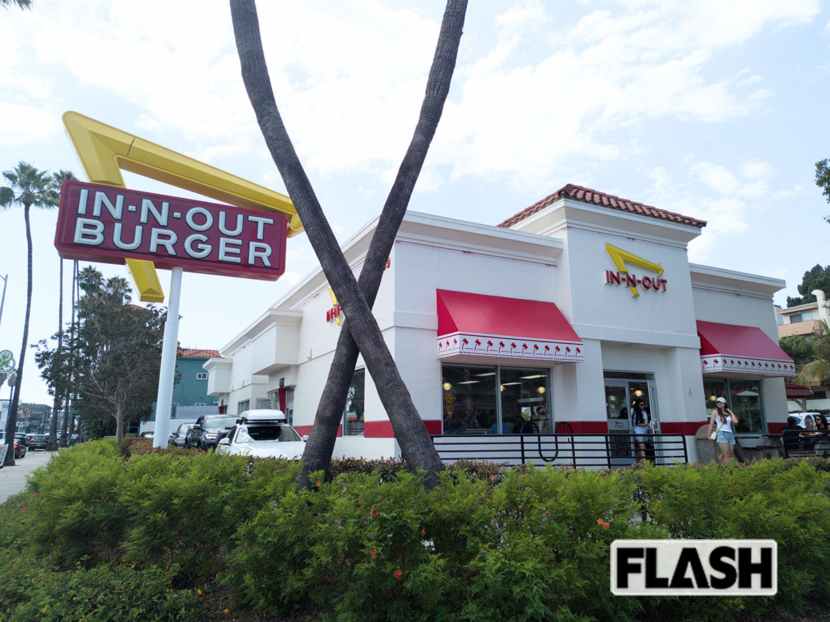 大谷が好きなハンバーガーチェーンの「IN&OUT（イン・アンド・アウト）」