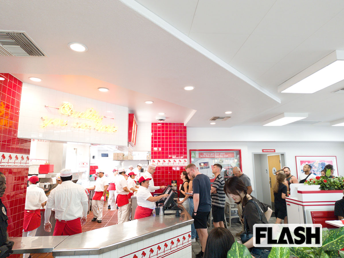 大谷が好きなハンバーガーチェーンの「IN&OUT（イン・アンド・アウト）」