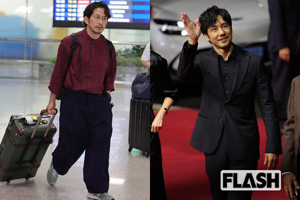 「別人かと思った」ファン大興奮！肉体改造の綾野剛、“神ファンサ”の西島秀俊……韓国に現れた豪華俳優たちをキャッチ