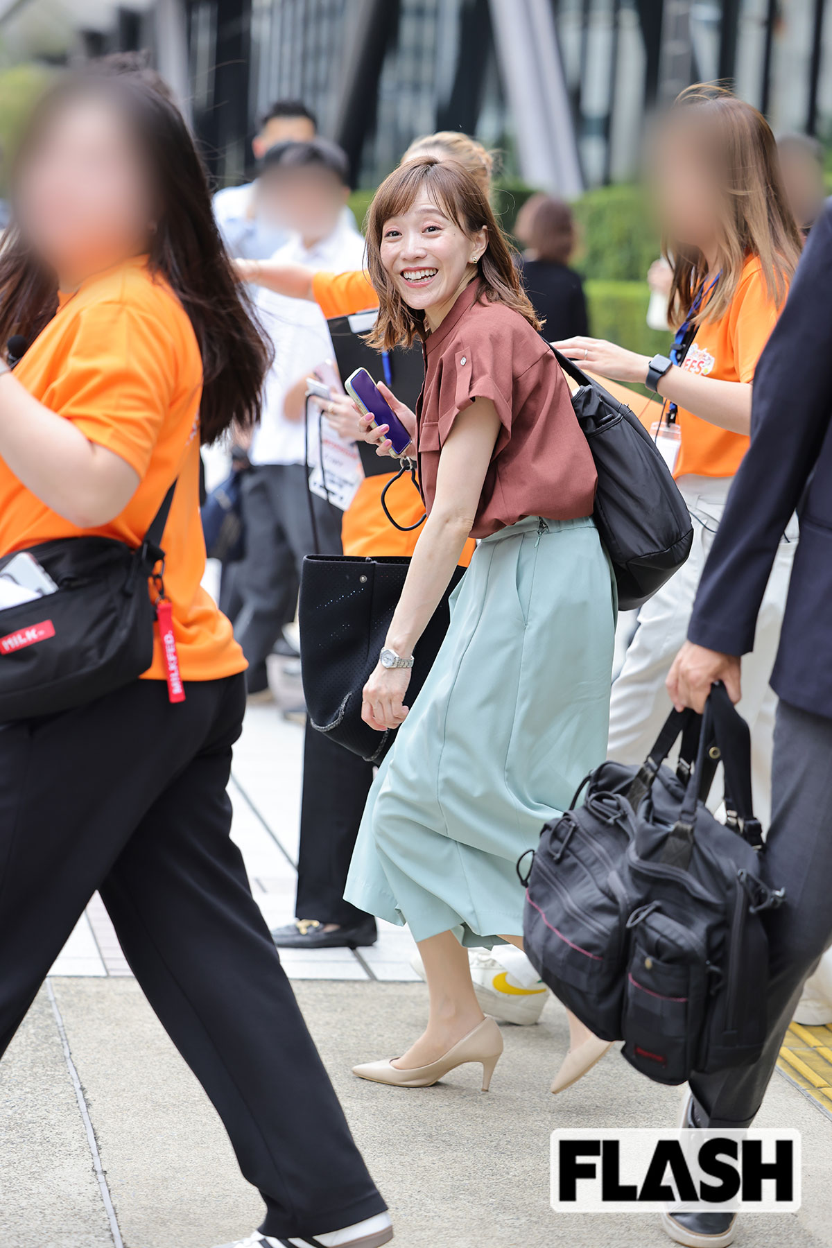 笑顔の江藤愛アナ