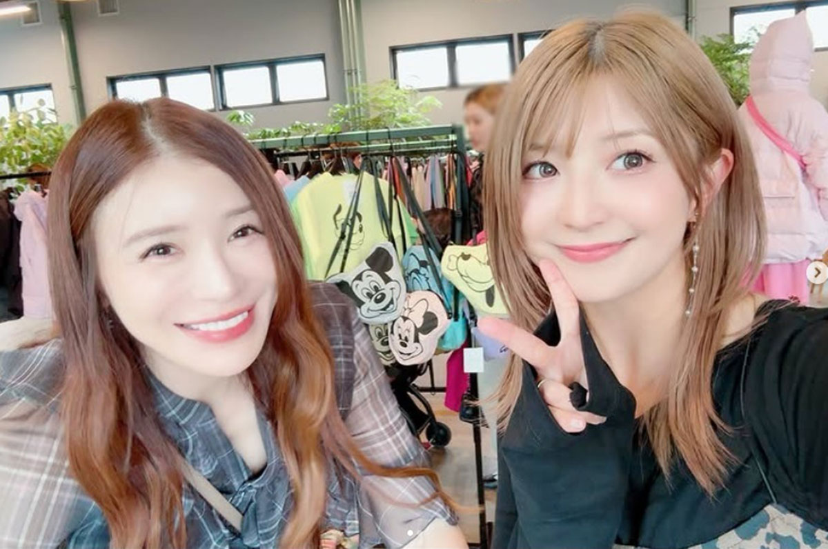 「若返りすぎ」矢口真里 “加工強め” で手島優とツーショット