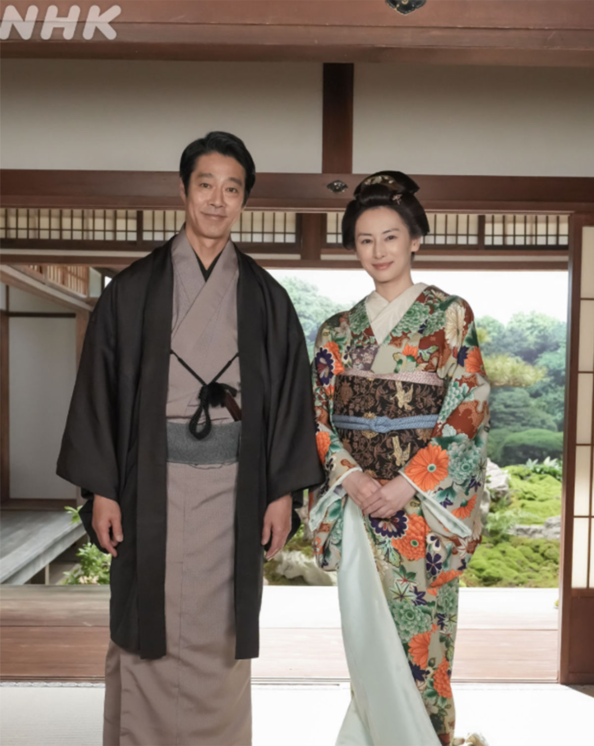 「朝から目の保養」と視聴者が絶賛した北川景子の着物姿（『ばけばけ』公式Instagramより）