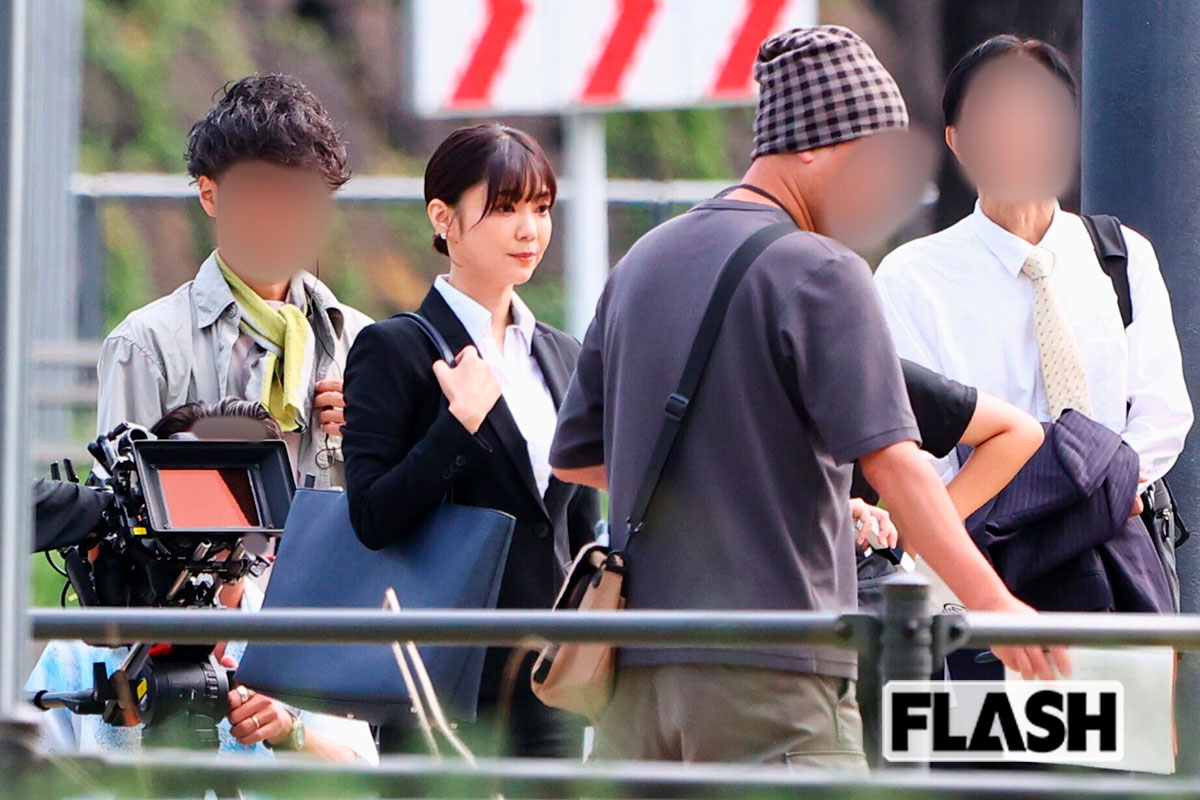 倉科カナ　警視庁前で“刑事役”熱演！映画に舞台に出ずっぱりの役者魂に注目