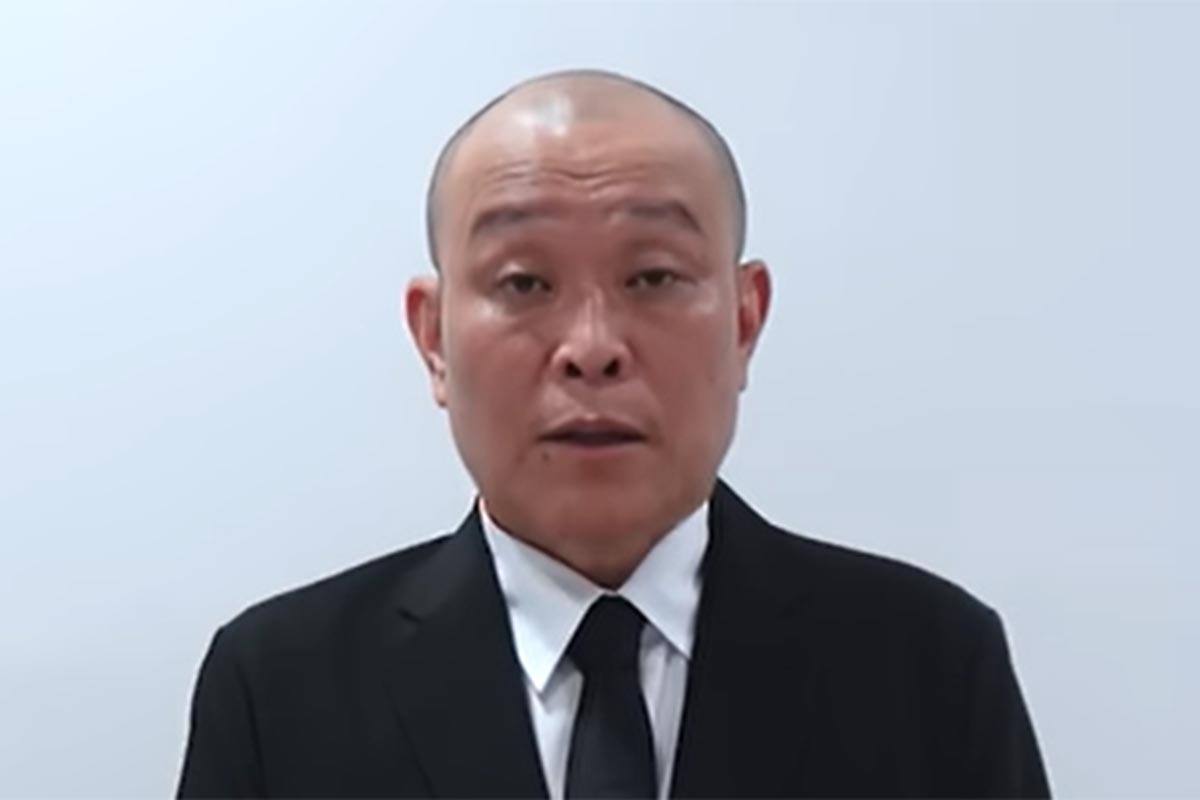 ニコニコチャンネルプラスの番組内での発言を謝罪する千原せいじ（YouTubeチャンネル「せいじんトコ」に10月3日投稿）