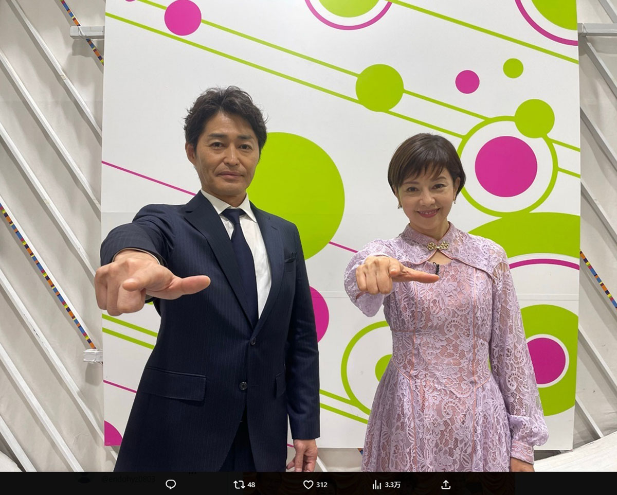 ショートカット姿でテレビジャックを終えた沢口靖子（写真・『ノンストップ！』公式Xより）