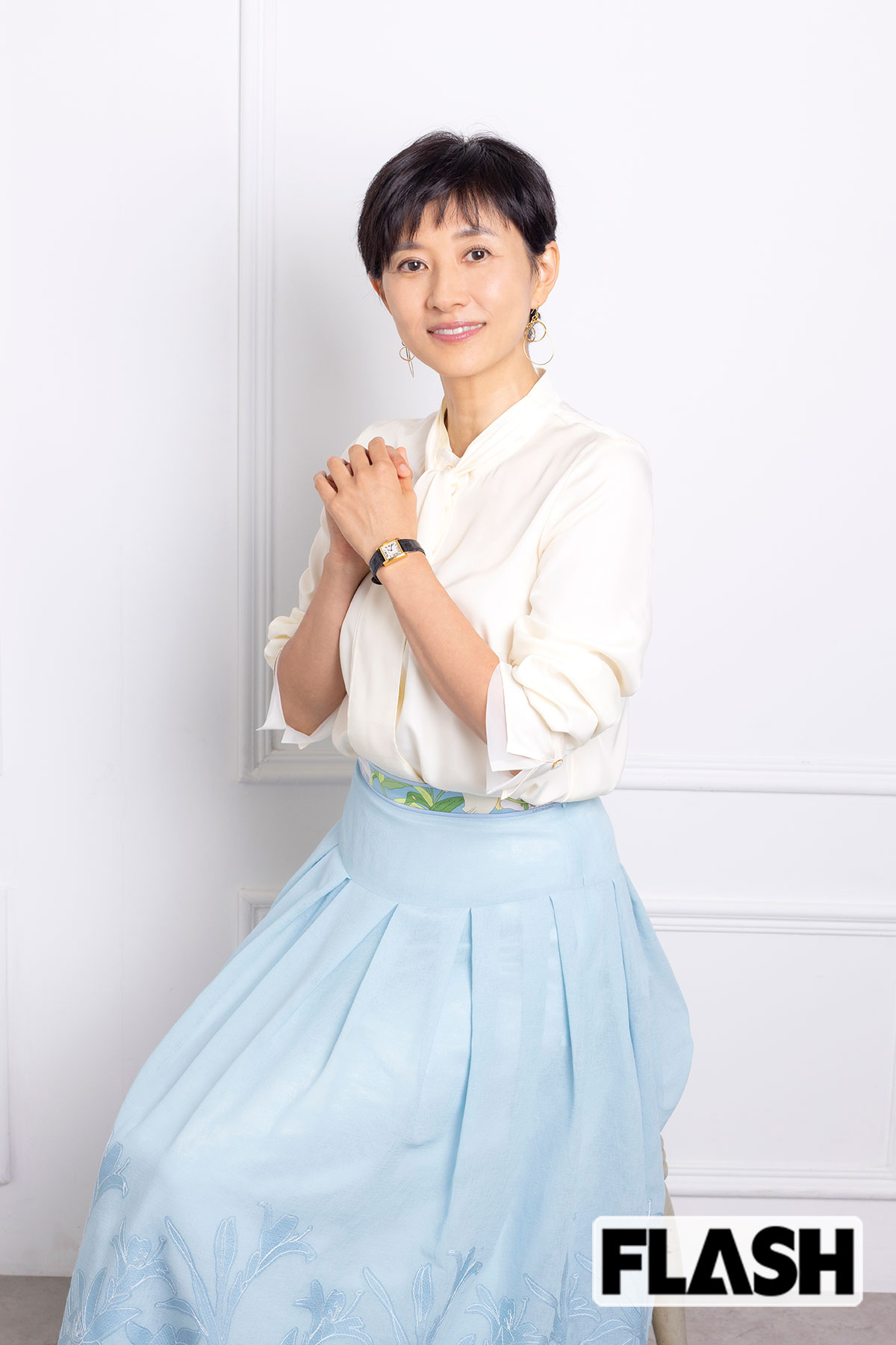 39歳で結婚し、41歳で母親に。現在は3児のママ（写真・柏木ゆり）