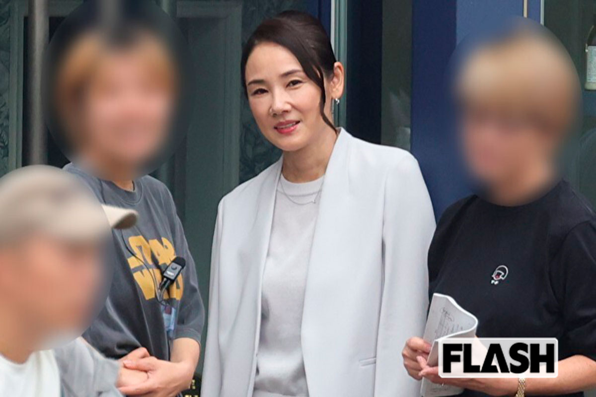 吉田羊、ネトフリドラマのロケを目撃…真剣から爆笑へ表情“激変”、共演の役所広司は完全“変装”姿
