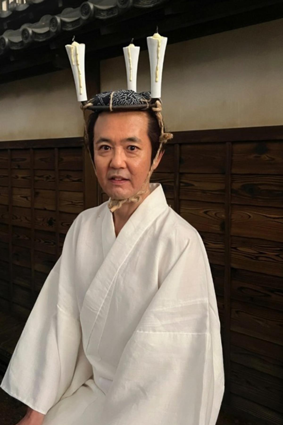 髙石あかり演じる松野トキの父役を務める岡部たかし(写真・本人Instagramより)