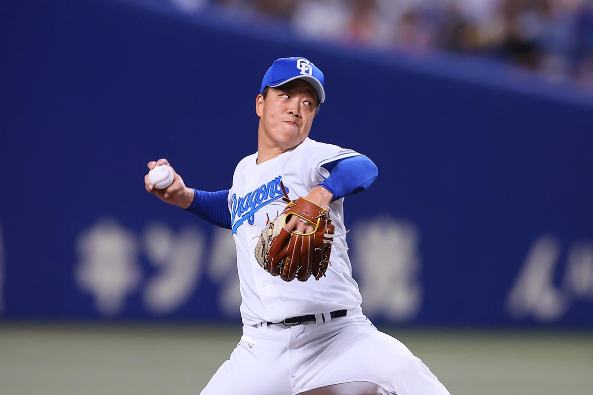 中日ドラゴンズの柳裕也投手
