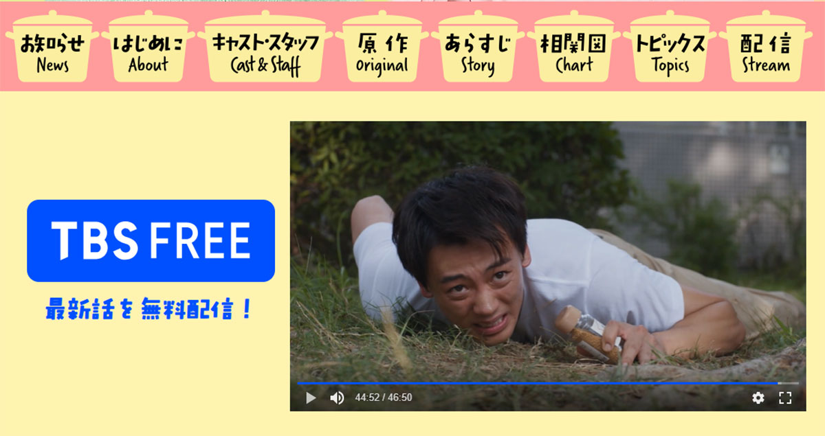 ドラマ『じゃあ、あんたが作ってみろよ』(TBS系)で勝男を演じる竹内涼真(TBSのドラマ公式HPより)