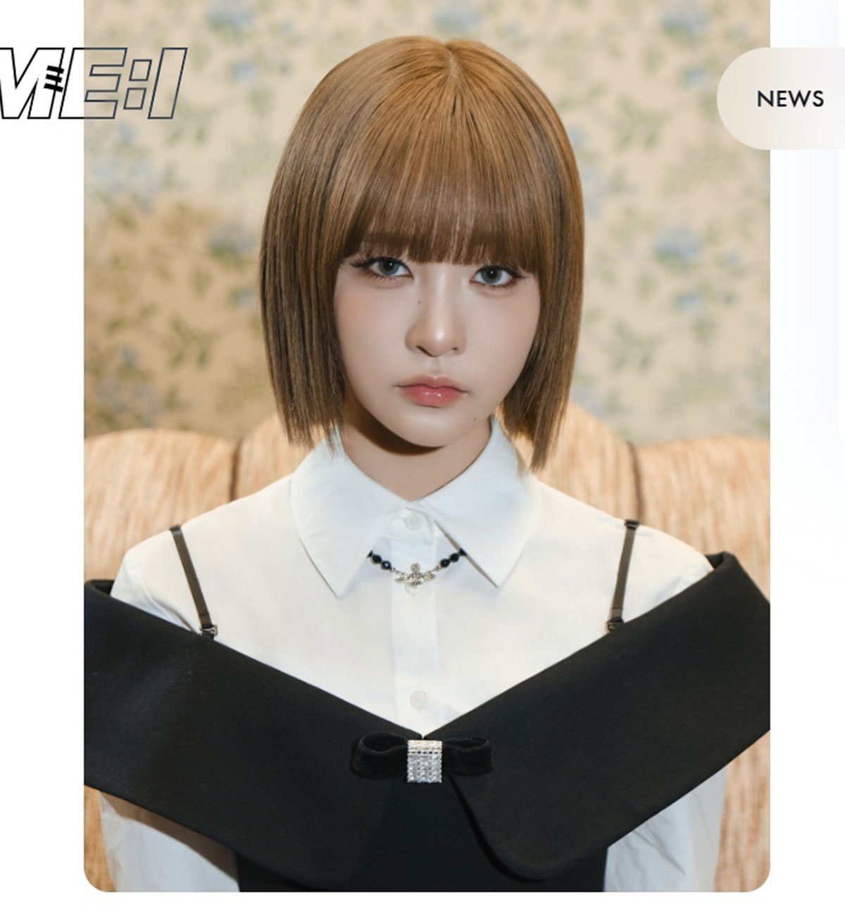 大平祥生に二股されていたと報道されたME:Iの飯田栞月(写真・公式サイトより)
