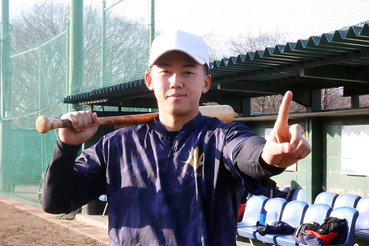 広島が1位指名を公言している創価大の立石正広内野手。母はバルセロナ五輪のバレーボール女子日本代表