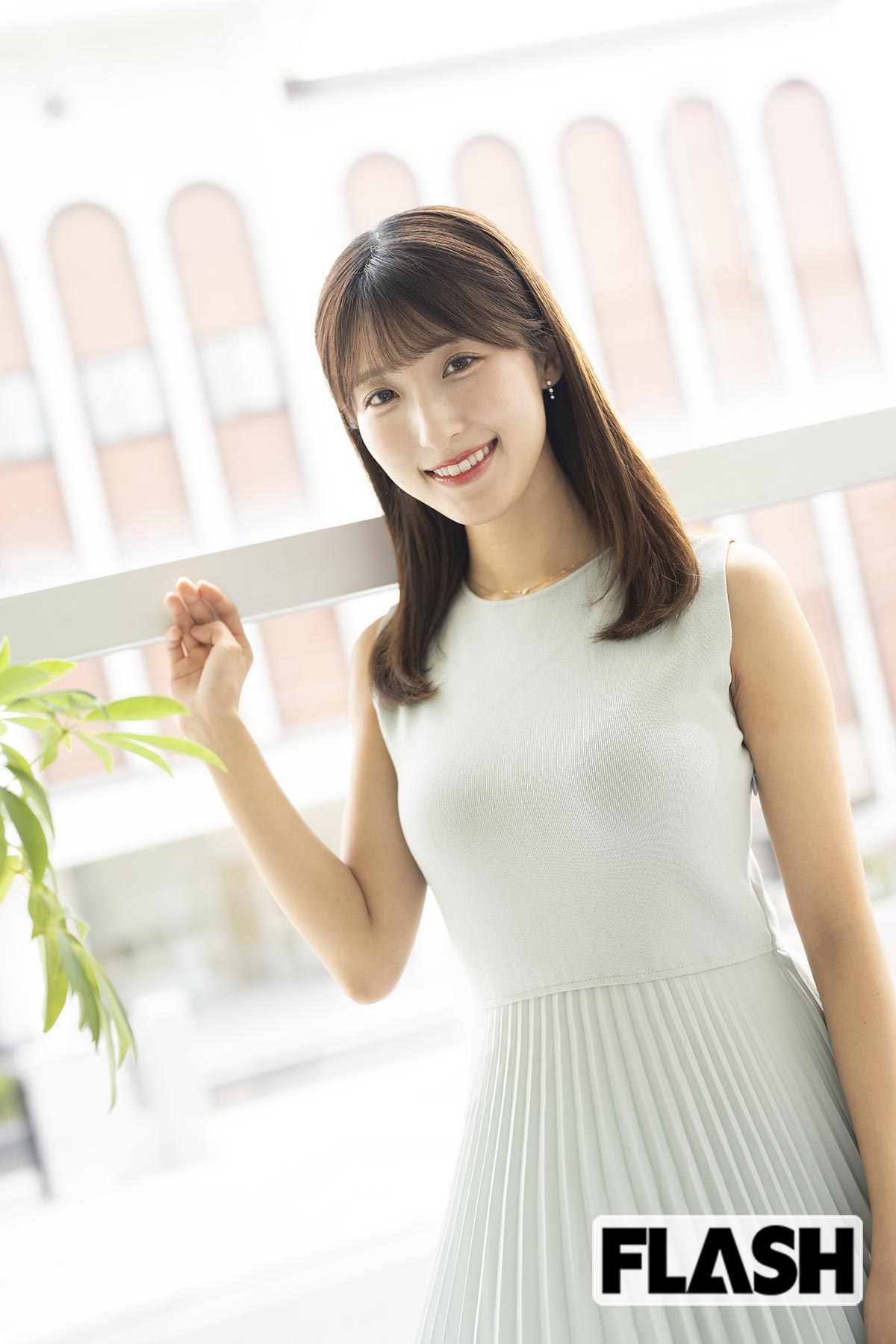 【地方局アナグランプリ2025東海1位】静岡朝日テレビ・白木愛奈アナ(写真・木村哲夫)