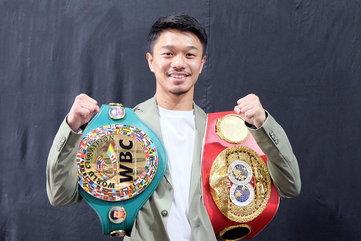 世界バンタム級元王者・中谷潤人「122ポンド」スケールアップ肉体披露の臨…