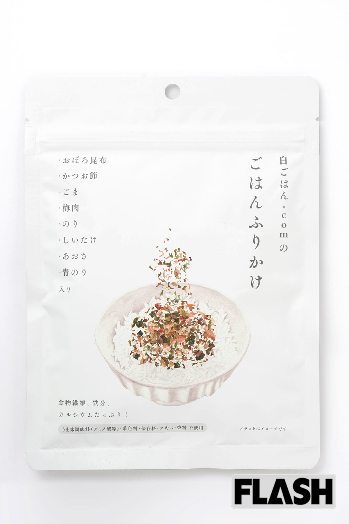 【岐阜】ごはんふりかけ／421円（25g）／白ごはん.com／「人気のレシピサイトと、岐阜市の老舗油問屋・山本佐太郎商店が共同開発した『無添加ふりかけ』。おぼろ昆布をベースに、かつお節、ごま、梅肉が絶妙に調和。優しい味わいで、小さなお子様にもぴったり」（おかわりJAPAN・長船クニヒコ氏）※価格は税込（10月24日時点）