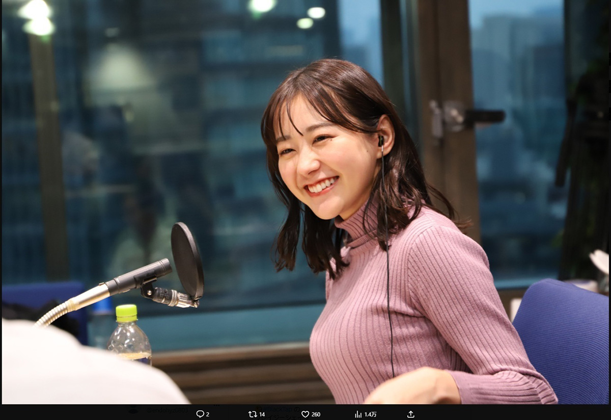 次々と人気番組のアシスタントを務めている若林有子アナ（写真・番組公式Xより）