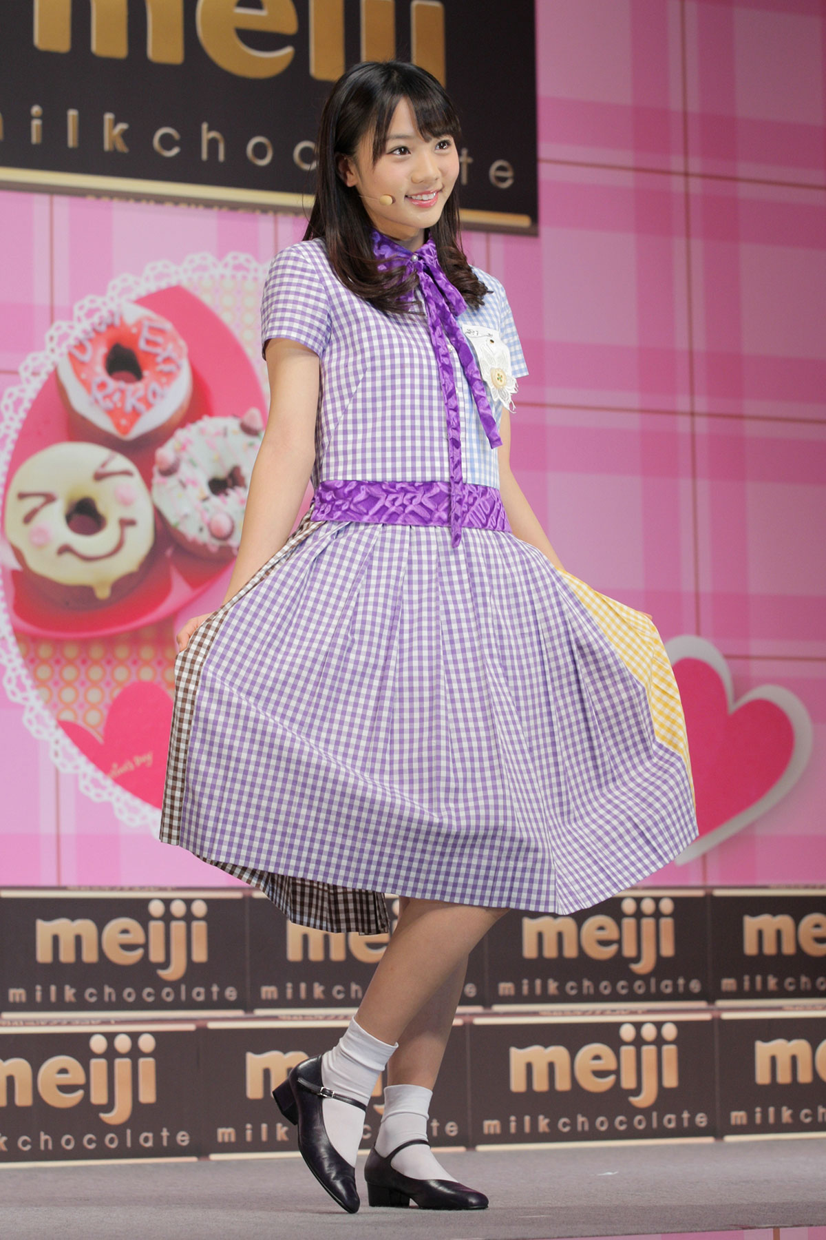 2012年、乃木坂46時代の能條愛未（写真・時事通信）