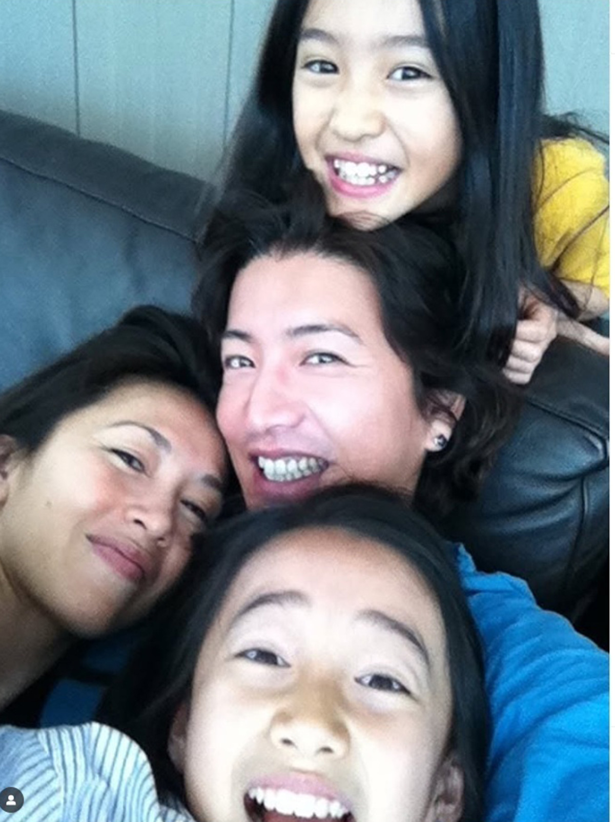 Cocomiが投稿したキムタク一家の集合写真（写真・CocomiのInstagramより）