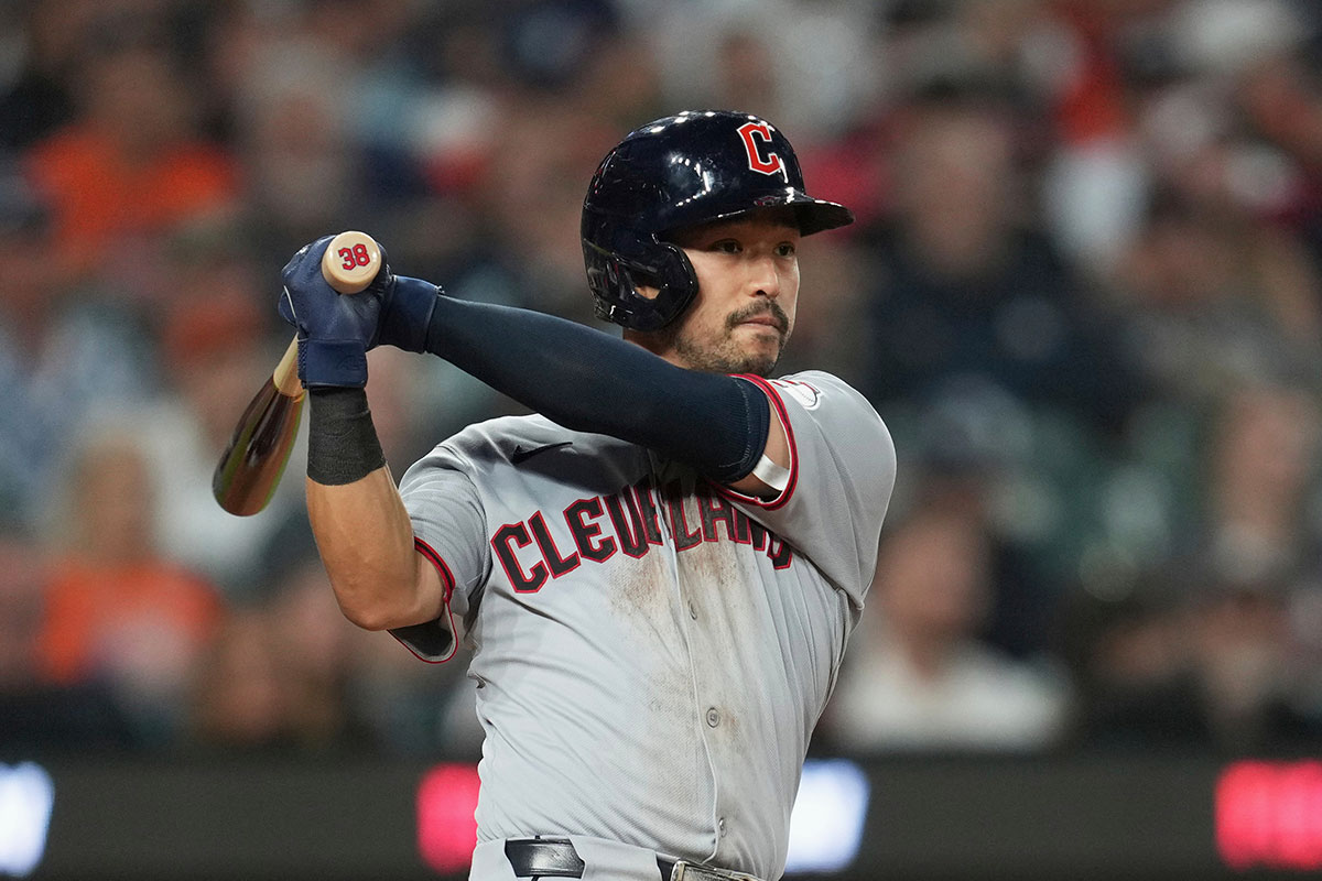 クリーブランド・ガーディアンズのスティーブン・クワン選手（写真・アフロ）