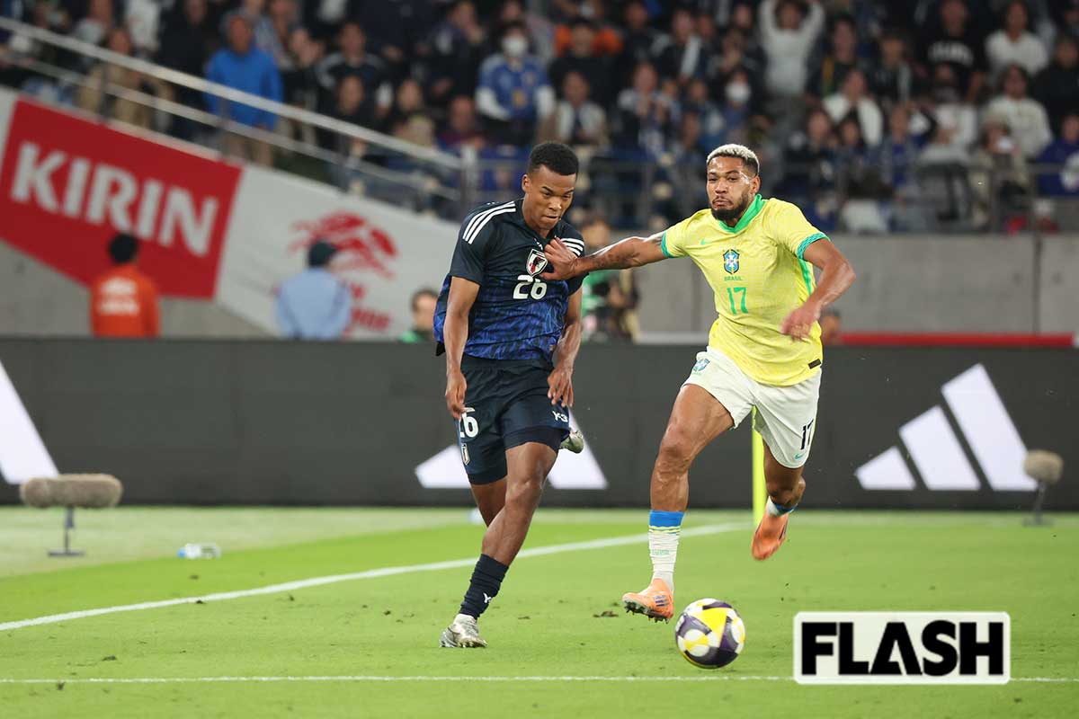 テクニックに優れるだけでなく、身長192cmと高さがある望月ヘンリー海輝。トルシエ氏も「戦術の幅を広げるオプションになる」と期待を寄せる（写真・桑原 靖）